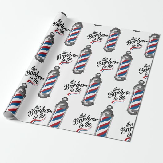 Barber is binnen cadeaupapier (Uitgerold)