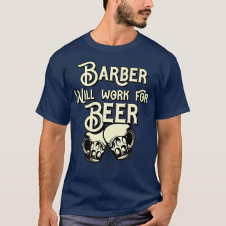 Barber job giften voor haar t-shirt