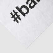 BARBER Kapsalon Hashtag Tissuepapier (Detail)