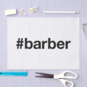BARBER Kapsalon Hashtag Tissuepapier (Craft)