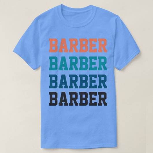 Barber Klassieke TShirt (Design voorkant)