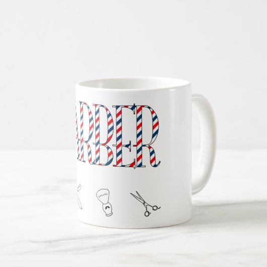 Barber Koffiemok (Voorkant rechts)