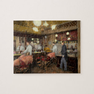 Barber - L.C. Wiseman Barbershop, NY 1895 Legpuzzel