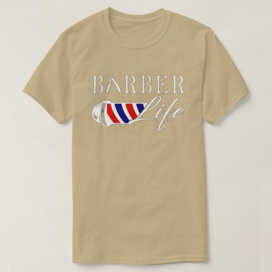 Barber Life 6 T-shirt (Design voorkant)