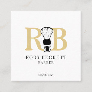 Barber Logo Hair Stylist Visitekaartje