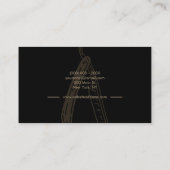 Barber Logo recht Visitekaartje (Achterkant)