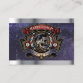 barber logo visitekaartje (Voorkant)