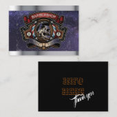 barber logo visitekaartje (Voorkant / Achterkant)