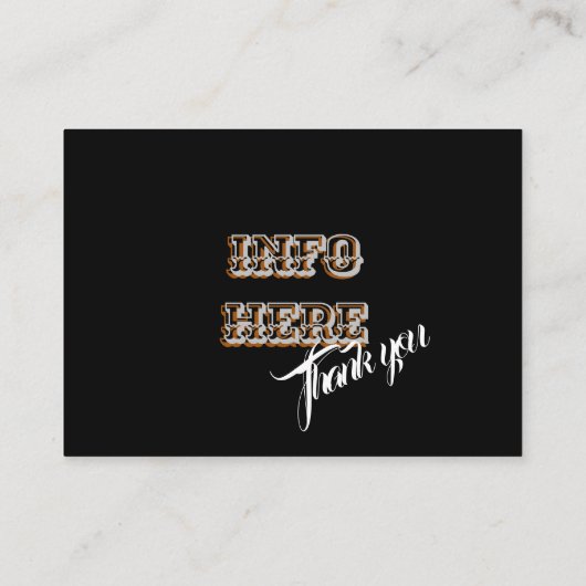 barber logo visitekaartje (Achterkant)