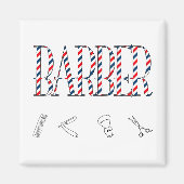 Barber Magneet (Voorkant)