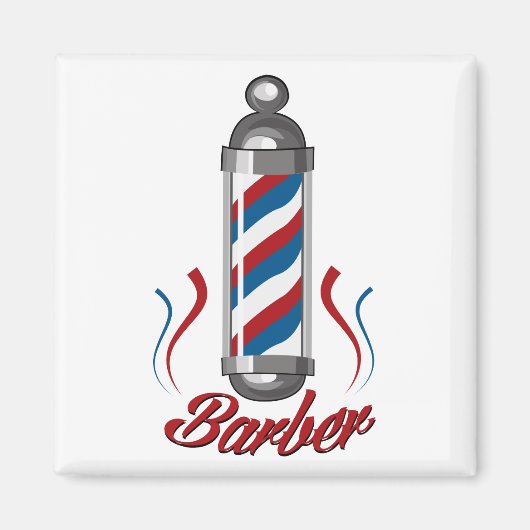 Barber Magneet (Voorkant)