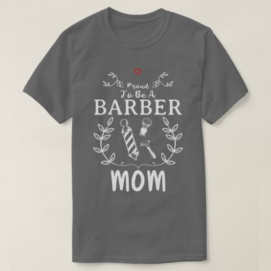 Barber mam Funny Design for Gift 2 T-shirt (Design voorkant)