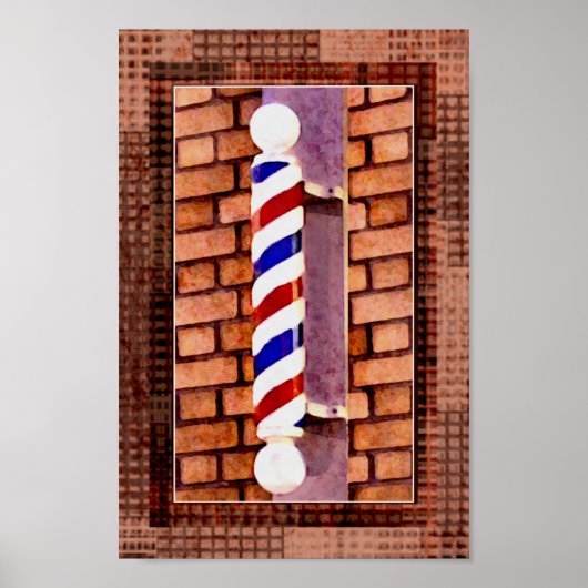 Barber / Mannen Hair Stylist Poster Afdrukken (Voorkant)