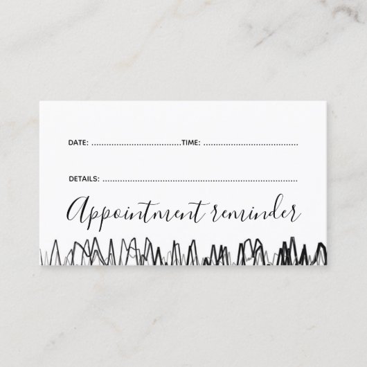 Barber Master Shop Volgende Bezoek Herinnering Kaa Visitekaartje (Voorkant)