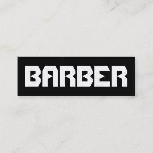 BARBER MINI VISITEKAARTJE