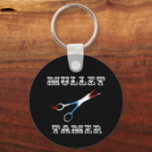 barber-modebaars sleutelhanger (Voorkant)