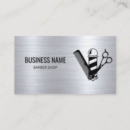 Barber Modern Hair Stylist Schaar Barber Pool Visitekaartje