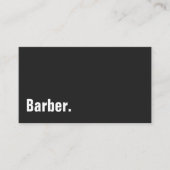 Barber moderne minimalistische professional visitekaartje (Voorkant)