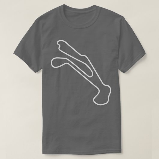 Barber Motorsports Park omtrek TShirt (Design voorkant)