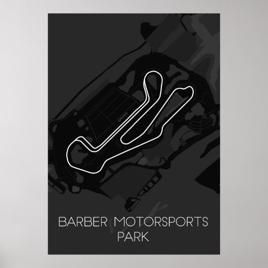 Barber Motorsports Park Poster (Voorkant)