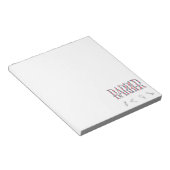 Barber Notitieblok (Schuin)