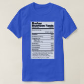 Barber Nutrition Facts Classic TShirt (Design voorkant)