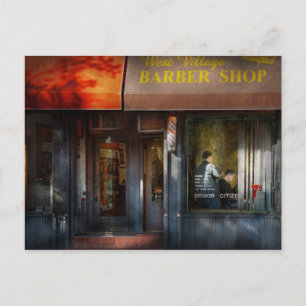 Barber - NY - West Village Barber Shop Briefkaart