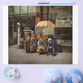 Barber - Op Nelson's Barber Shop 1937 Flyer (Enkel)