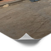 Barber - Op Nelson's Barber Shop 1937 Poster (Hoek)