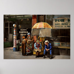 Barber - Op Nelson's Barber Shop 1937 Poster