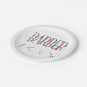 Barber Papieren Bordje (Gekanteld)