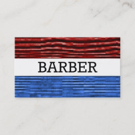barber patriottisch Visitekaartje