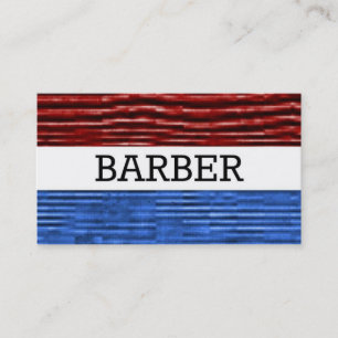 barber patriottisch Visitekaartje