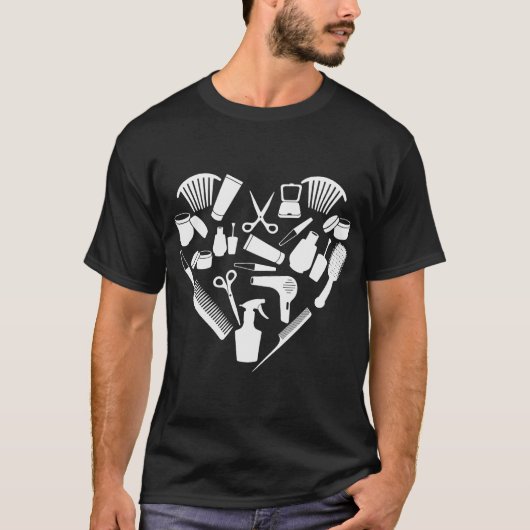 Barber Pattern T-shirt (Voorkant)