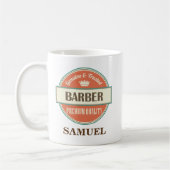Barber Personalized Kantoor Mok Gift (Links)
