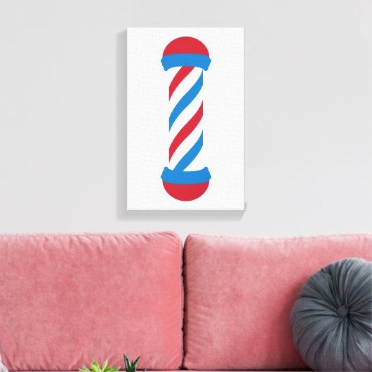 barber poel canvas afdruk (Insitu (Woonkamer))