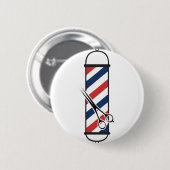 barber poel ronde button 5,7 cm (Voorkant /achterkant)