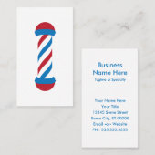 barber poel visitekaartje (Voorkant / Achterkant)