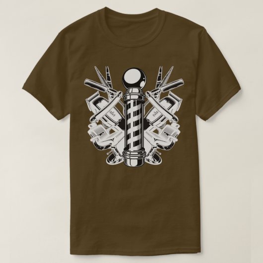 Barber Pole 3 T-shirt (Design voorkant)