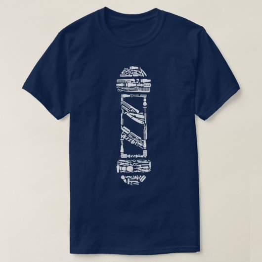 Barber Pole 8 T-shirt (Design voorkant)