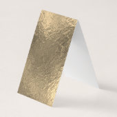 Barber Pole Afspraak Gouden Folie Achtergrond Visitekaartje (Achterkant)