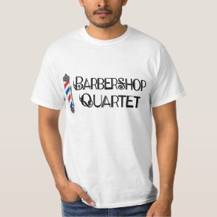 Barber Pole Barbershop Kwartet T-shirt