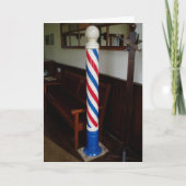 "Barber Pole" Birthday Card Kaart (Voorkant)