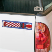 Barber Pole Bumpersticker (Op Truck)