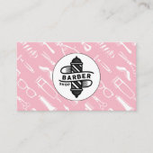 Barber Pole | Haarsnijdende Accessoires Visitekaartje (Voorkant)