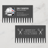 Barber Pole | Hair Cutting Tools Visitekaartje (Voorkant / Achterkant)