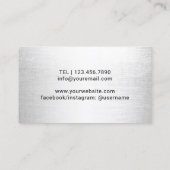 Barber Pole Hair Stylist Kapper Barbershop Visitekaartje (Achterkant)