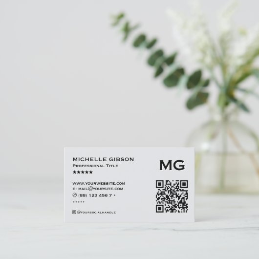 Barber Pole Lichtgrijs Elegante Loyaliteitsbelonin Visitekaartje (Staand voorkant)