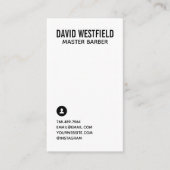  Barber Pole Logo Visitekaartje (Voorkant)