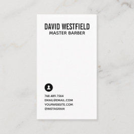  Barber Pole Logo Visitekaartje